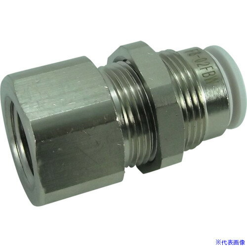 ■チヨダ チューブ継手 ファイブフィメイルバルク 白6mm・Rc1/4 F602FBW(3136922)