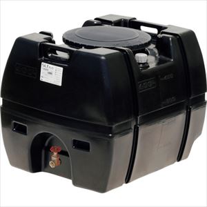 ■SUIKO スーパーローリータンク 400L 黒 直付けスリースバルブ40A付 SLT400BKSV40A(3146954)[法人限定]..