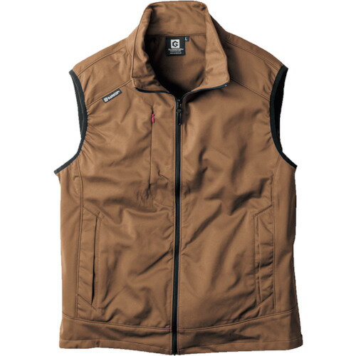 ■コーコス 防風ストレッチベスト キャメル SS G234924SS(3214584)[送料別途お見積り][法人限定][掲外取寄]