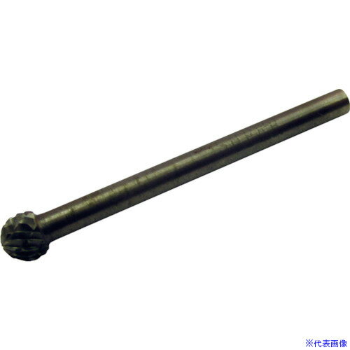 オレンジブック トラスコ中山　TRUSCOスーパー スーパー超硬バー オール超硬タイプ 球型(ダブルカット)刃径:5.0mm 刃長:4.7mm 軸径:3.0mm 〔品番:SB8D06〕[ 注番:3218023]特長●独自開発の刃形状により、...