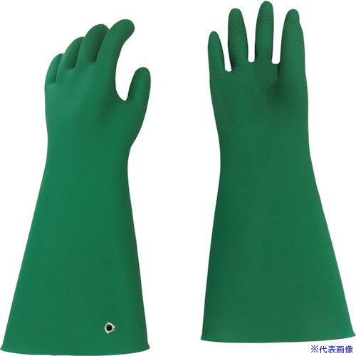 オレンジブック トラスコ中山　TRUSCOハナキゴム 化学薬品用手袋 ハナローブH−40 〔品番:43600〕[ 注番:3236767]特長●驚異の厚み1.5mmにも関わらず柔らかく作業性の優れた製品です。●中・低濃度の酸やアルカリ等一般化...