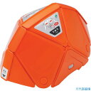 ■ミドリ安全 防災用折りたたみヘルメット フラットメット2 TSC-10N オレンジ TSC10NOR(3238294)