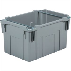 ■サンコー ネスティングコンテナー 211004 サンバケット#110NC ライトグレー SKBU110NCGLL(3241264)[送..