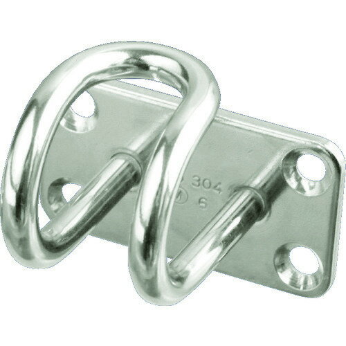 ■TRUSCO ステンレスワイヤープレートフック 6mm (1個＝1袋) TPH6(3285987)