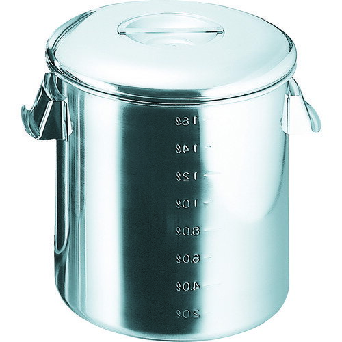 ■SUGICO 18-8目盛付深型キッチンポット 内蓋式 200x200 SH4620D(3320332)