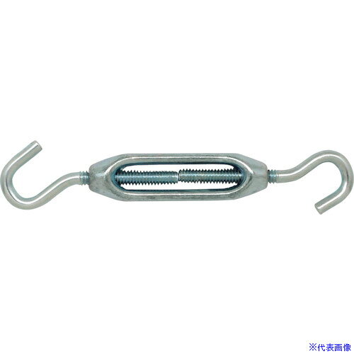 オレンジブック トラスコ中山　TRUSCOWAKI ターンバックル 15−000 (3.5) 〔品番:15000〕[ 注番:3341231]特長●ロープやワイヤーやタイロッドなどの張力を調節する金具です。仕様●ねじ径：W5/32●使用荷重(kg)：5仕様2●呼び：3.5●ロープ径：7●最大時のH：121材質/仕上●亜鉛ダイキャストセット内容/付属品注意●表示荷重を超えて使用しないでください。●極端な衝撃、ねじれた状態で使用されると強度が低下致しますのでお避けください。●磨耗や変形した物は使用しないでください。●締め付けや、取り付けは確実に行ってください。原産国（名称）中国JANコード4529931150005本体質量19gオレンジブック トラスコ中山　TRUSCOWAKI ターンバックル 15−000 (3.5) 〔品番:15000〕[注番:3341231][本体質量：19g]《包装時基本サイズ：10×18×80》〔包装時質量：19g〕分類》金物・建築資材》建築金物》荷役金具☆納期情報：メーカー取り寄品（弊社より発送）