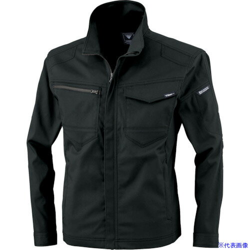 ■XEBEC 長袖ブルゾン1721−90−5L クロ 1721905L(3355674)(4.0)