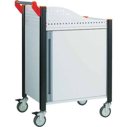 ■TRUSCO カスタムワゴン キャビネット付 ホワイト TAC648TRW(3361632)[法人限定][直送元]