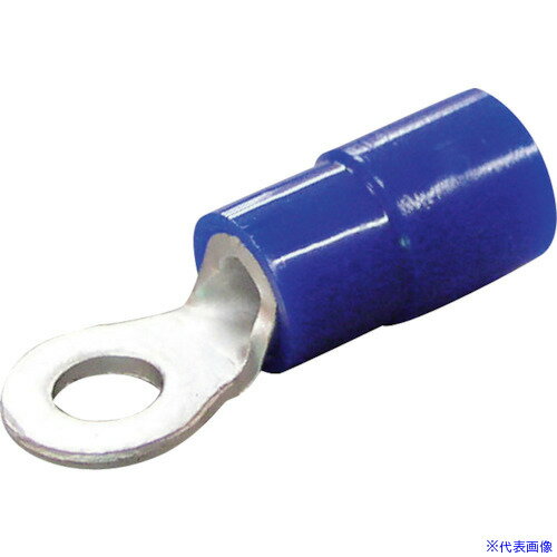 ■ニチフ 環境配慮形絶縁被覆付圧着端子 R形(10P) HCTMEX23BLU10PCS1(3363466)×10[送料別途見積り][法人・事業所限定][掲外取寄]