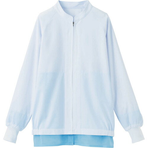Work Clothes - ■サンペックス 長袖ジャンパー 食品工場 白衣 衛生 ホワイト S RR219WS(3364872)[法人限定][外直送元]