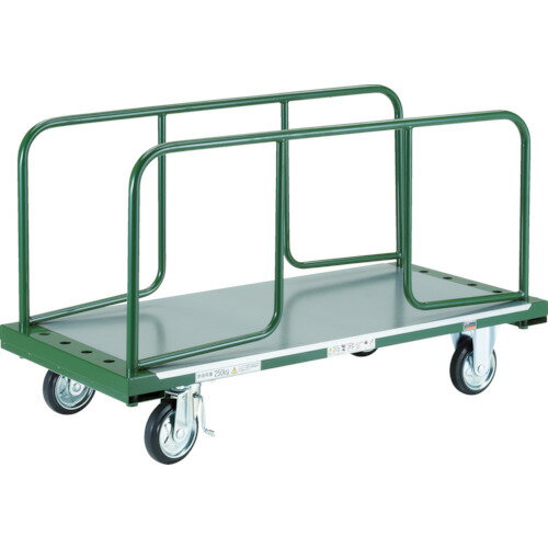 ■TRUSCO 長尺用運搬車 サイドハンドルH600型 1300X602 TDPT25062(3365395)[送料別途見積り][法人・事業所限定][直送]