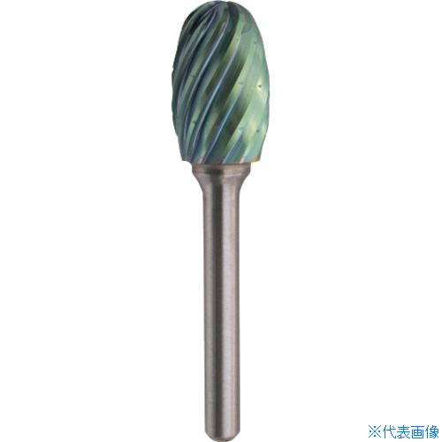 ■NRS 超硬バー タマゴrvカット ACCコーティング 刃径16×刃長25×軸径6×軸長45 ロー付け TCBT5800RVACC(3..