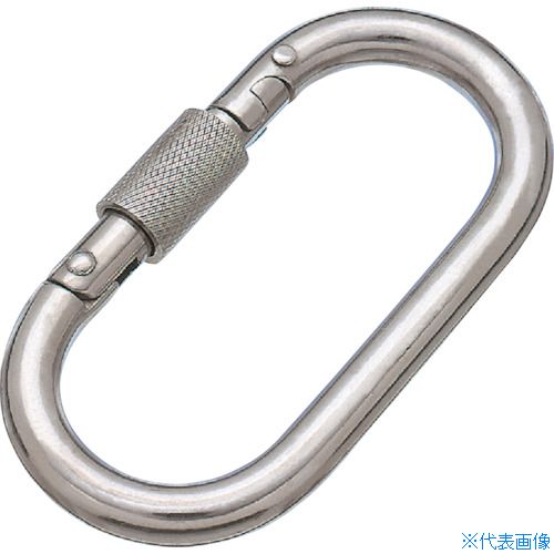 オレンジブック トラスコ中山　TRUSCO水本 カラビナ(環付) 〔品番:A151〕[ 注番:3369594]特長●スプリングフックです。●環付は不用意にフックが開くことがなく、より安心です。用途●チェーン・ワイヤ・ロープ等の連結金具として、また端末の金具のジョイントに。仕様●使用荷重(kN)：2.11●D(mm)：10●L(mm)：90●S(mm)：19●W(mm)：36●タイプ：環付仕様2●環付材質/仕上●ステンレス(SUS304)セット内容/付属品注意●安全帯として使用できません。原産国（名称）中国JANコード4982970300846本体質量164gオレンジブック トラスコ中山　TRUSCO水本 カラビナ(環付) 〔品番:A151〕[注番:3369594][本体質量：164g]《包装時基本サイズ：110×58×14》〔包装時質量：164g〕分類》保護具》墜落・落下防止用品》カラビナ☆納期情報：メーカー取り寄品（弊社より発送）