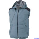 ■XEBEC 空調服遮熱ベスト(フード付き)XE98024−43−L ブルーグレー XE9802443L(3372956)[送料別途お見...