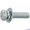 ■SUNCO 組込みねじ (+)ナベP=3(鉄(または標準)・ZECコート(下地三価ホワイト) M4×8(170本入) 1000000300400080Z317...