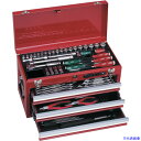 ■TONE 整備用工具セット ツールセット 差込角9.5mm 72点セット マットブラック TSA350BK(3378314)