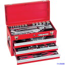 ■TONE 整備用工具セット ツールセット 差込角12.7mm 62点セット マットブラック TSS450BK(3378357)