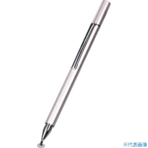 ■Owltech 狙った場所にピタッとスラスラ書けるクリアな丸型ヘッド静電式タッチペン OWLTPSE01SI(3379531)