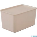 ■IRIS 288497 フタ付き 積み重ねBOX FTB−45D ピンクベージュ FTB45DPB(3379603)