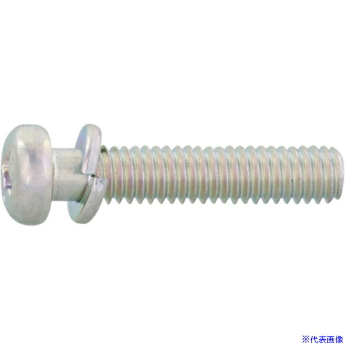 ■SUNCO 組込みねじ (+)ナベP=2(鉄(または標準)・三価ステンコート) M4×6(170本入) 100000020040006056170P(3383...