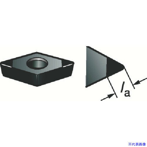 ■サンドビック コロターン107 旋削用CBNポジチップ(620) 7025 DCGW11T308S01020F(7025)(3392473)×5[送料別途見積...