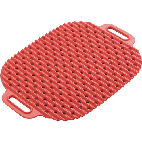 ■リベラリスタ シンクマットレッド GLIB111(3405200)×10[送料別途お見積り][法人限定][外直送]