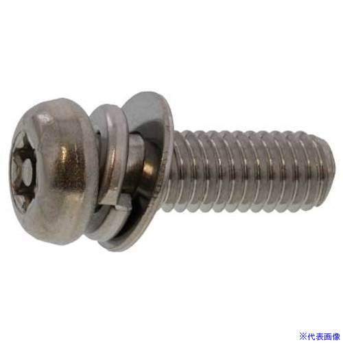 ■SUNCO 組込みねじ TRXタンパー ナベP＝4 鉄(または標準)・三価ブラック) M3×10(160本入) 1000T1040030010004160P(3412210)[送料別途お見積り][法人限定][掲外取寄]