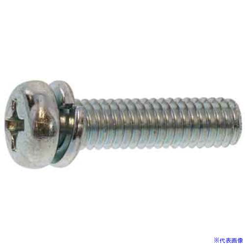 ■SUNCO 組込みねじ ペラウス(+)ナベP＝2(鉄(または標準)・三価ホワイト)薄板用 M5×8(140本入) 1000Q0020050008003140P(3413815)[送料別途お見積り][法人限定][掲外取寄]