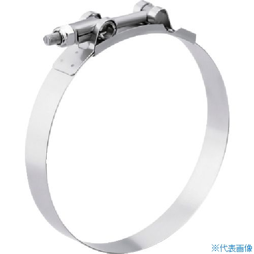 オレンジブック トラスコ中山　TRUSCOBREEZE Tボルトホースクランプ 19mmタイプ(オールステンレス・SUS301) 〔品番:TB525SS〕[ 注番:3416153]特長●標準タイプのTボルト式ホースバンドで汎用的にご使用できます。●オールステンレスなので衛生面で厳しい環境下でもお勧めできます。用途●一般的なホース固定に。仕様●最大径(mm)：141●最小径(mm)：133●バンド幅(mm)：19.05●厚さ(mm)：0.635●締付トルク(N・m)：6.8●6角ボルト(mm)：11.1仕様2材質/仕上●スクリュー：ステンレス(SUS302)●バンド・ブリッジ：ステンレス(SUS301)セット内容/付属品注意原産国（名称）アメリカJANコード本体質量80.6gオレンジブック トラスコ中山　TRUSCOBREEZE Tボルトホースクランプ 19mmタイプ(オールステンレス・SUS301) 〔品番:TB525SS〕[注番:3416153][本体質量：80.6g]《包装時基本サイズ：141×141×19》〔包装時質量：91g〕分類》園芸用品》ホース・散水用品》ホースバンド☆納期情報：仕入れ先通常在庫品 (欠品の場合有り)