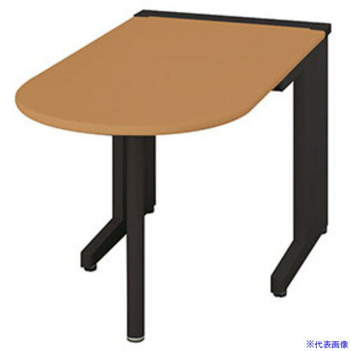 ■NAIKI サイドデスク XEHH型/天板:ミディアムウォールナット/脚:ブラック/W700×D1400×H720 XEHH0714HTB..