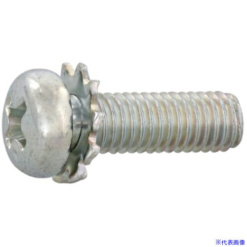 ■SUNCO 組込みねじ (+)ナベLO＝2(鉄(または標準)・三価ホワイト) M3×6(170本入) 100000220030006003170P(3432979)[送料別途お見積り][法人限定][掲外取寄]