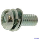 ■SUNCO 組込みねじ (+-)ナベP=4(鉄(または標準)・三価ホワイト) M5×20(80本入) 10000204005002000380P(343369...