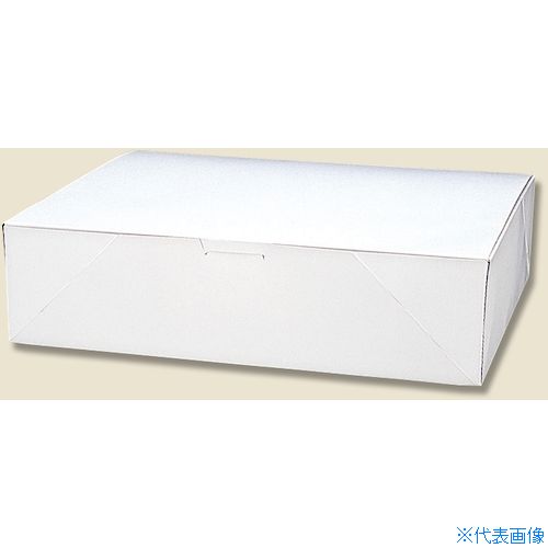 ■HEIKO 食品箱 洋生 白 F ケーキ12個用 50枚入り 004230500(3439255)[送料別途お見積り][法人限定][掲..