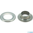 ■TRUSCO 両面ハトメ 真鍮ニッケルメッキ 4mm 1000組入 (円筒ケース入) THPBN4(3448446)