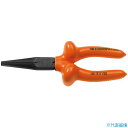 ■FACOM 絶縁工具 ロングフラットノーズプライヤ 165mm 188.16AVSE(3449597)