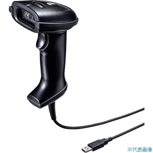 ■SANWA 2次元バーコードリーダー(ハンディタイプ) BCR2D5BK(3461490)