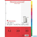 ■maruman A4 ラミタブ見出し10山 LT4010(3466344)
