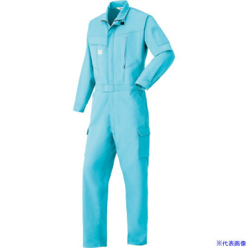 ■AUTO−BI AW(秋冬)モデル 長袖つなぎ服2850−022ミストブルー−LL 2850022LL(3477909...