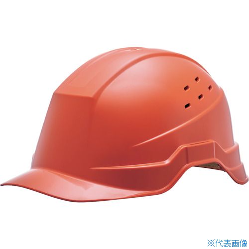 ■ミドリ安全 ヘルメット SC-23BV DR2 α オレンジ SC23BVDR2ALPHAOR(3507855)
