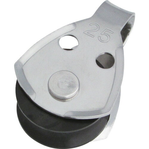 ■水本 滑車 ステンレス プーリーブロック 使用ロープ径Φ5〜7mm 基本使用荷重0.03t B1425(3514641)