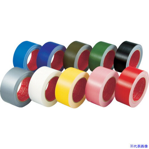 ■SLIONTEC カラー布粘着テープ50mm イエロー 339000YL0050X25(3518809)