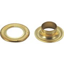 ■TRUSCO 両面ハトメ 真鍮 8mm 400組入 (円筒ケース入) THPB8(3523578)