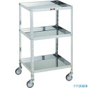 ■TRUSCO V型ステンレスワゴン 482X420XH835 3段 VL13SUS(3525376)(4)