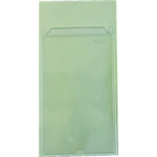 ■TRUSCO 粘着付カード差し 130mmX200mm 縦型 10枚入 TNC130200(3527191)