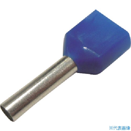 オレンジブック トラスコ中山　TRUSCODST ツインフェルール形端子(100個入り)青 〔品番:FEI2.513X2〕[ 注番:3527775]特長●ヨーロッパ式の差込端子台に対応した、筒状形端子です。用途●バネ接続、プッシュイン端子台、各種ヨーロッパ式端子台用。仕様●電線適合範囲 より線［［MM2］］：2×2.50●電線適合範囲 AWG：14●色：青●全長(mm)：21.5●L2(mm)：13.0●D1(mm)：2.80●D2(mm)：7.80●電線適合範囲より線(［［MM2］］)：2×2.50仕様2●耐熱温度(℃)：−40〜105℃材質/仕上●スリーブ部：銅母材＋錫めっき　被覆部：ポリアミドセット内容/付属品注意原産国（名称）台湾JANコード本体質量42.9gオレンジブック トラスコ中山　TRUSCODST ツインフェルール形端子(100個入り)青 〔品番:FEI2.513X2〕[注番:3527775][本体質量：42.9g]《包装時基本サイズ：140×90×5》〔包装時質量：43g〕分類》電子機器》電設配線部品》接続端子☆納期情報：仕入れ先通常在庫品 (欠品の場合有り)