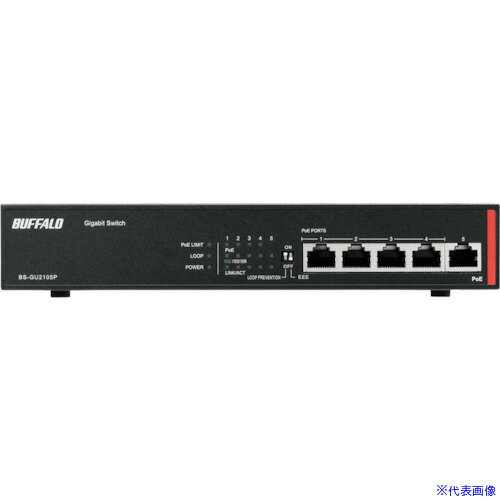 ��BUFFALO ˡ�͸��� Giga�б� Layer2 ����ޥ͡��������å� 5�ݡ��� BSGU2105P(3527825)