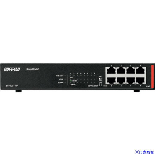��BUFFALO ˡ�͸��� Giga�б� Layer2 ����ޥ͡��������å� 8�ݡ��� BSGU2108P(3527833)