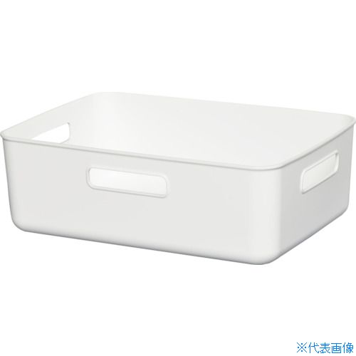 ■ヒマラヤ化学 1388 やわらかBOX/ワイド浅型 ホワイト 364×259×120 138877(3540371)