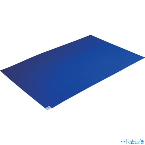 オレンジブック トラスコ中山　TRUSCOTRUSCO 帯電防止粘着クリーンマット 600×900MM ブルー 1シート 30枚入 〔品番:CMTB60903B〕[ 注番:3564969]特長●マットをはがすときに発生する静電気の対策ができます。●帯電防止剤が粘着層ではなく、厚みのあるフィルム層に練り込んでいます。●汚れたフィルムをはがすだけでいつでも清潔な環境にすることができます。●カウントダウンタグ付でマットの残数の確認が容易です。●フレームがなくても使用可能です。●30枚1シートを段ボール梱包しており、保管時や輸送時のヨレを防ぎます。用途●靴底の塵、埃の除去に。●精密工業・クリーンルーム・食品工場などに。仕様●シート入数(枚)：30●色：ブルー●サイズ長辺(mm)：900●サイズ短辺(mm)：600●厚さ(mm)：1.2仕様2●1シート：フィルム30枚●フィルム厚さ：40μm●表面抵抗率：1.81×10e10Ω／□材質/仕上●フィルム：低密度ポリエチレン（LDPE）●粘着剤：アクリル系セット内容/付属品注意●使用中は腐食剤や水が接触しないようにしてください。●縦置きするとシートが変形するので保管・輸送時は平置き厳守でお願いします。●提供不可：chemSHERPA、ミルシート原産国（名称）中国JANコード4550414089703本体質量0.6kgオレンジブック トラスコ中山　TRUSCOTRUSCO 帯電防止粘着クリーンマット 600×900MM ブルー 1シート 30枚入 〔品番:CMTB60903B〕[注番:3564969][本体質量：0.6kg]《包装時基本サイズ：608×907×12》〔包装時質量：1430g〕分類》清掃・衛生用品》床材用品》クリーンマット☆納期情報：仕入れ先通常在庫品 (欠品の場合有り)