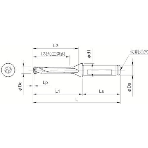 オレンジブック トラスコ中山　TRUSCO京セラ マジックドリル用ホルダ SF−DRC 加工深さ5×DC 〔品番:SF16DRC140M5〕[ 注番:3576973]特長●高性能モジュラードリル、独創的な構造で高速・高送り加工を実現しています。用途●ドリリング加工用。仕様●適合インサート：DC○○M-SC●DRC型：高性能モジュラードリル、独創的な構造で高速・高送り加工を実現仕様2●SF：フランジ付き●加工深さ：5×D材質/仕上セット内容/付属品注意原産国（名称）非公開JANコード4960664539734本体質量154gオレンジブック トラスコ中山　TRUSCO京セラ マジックドリル用ホルダ SF−DRC 加工深さ5×DC 〔品番:SF16DRC140M5〕[注番:3576973][本体質量：154g]《包装時基本サイズ：145×39×41》〔包装時質量：184g〕分類》切削工具》旋削・フライス加工工具》刃先交換式ドリル☆納期情報：メーカー取り寄品（弊社より発送）